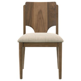 Crestmore 5-piece Rectangular Dining Table Set Walnut - Tampa Furniture Outlet