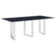 Desden 79-inch Rectangular Sintered Stone Dining Table Grey - Tampa Furniture Outlet