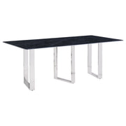 Desden 79-inch Rectangular Sintered Stone Dining Table Grey - Tampa Furniture Outlet