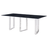 Desden 79-inch Rectangular Sintered Stone Dining Table Grey - Tampa Furniture Outlet