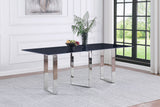 Desden 79-inch Rectangular Sintered Stone Dining Table Grey - Tampa Furniture Outlet