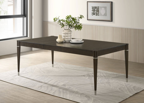 Reseda 81-inch Extension Leaf Dining Table Ash Brown - Tampa Furniture Outlet