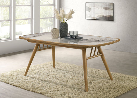 Croyden 73-inch Rectangular Dining Table Weathered Natural - Tampa Furniture Outlet