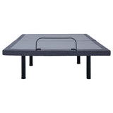 Negan Eastern King Adjustable Bed Base Grey and Black - Tampa Furniture Outlet