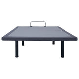 Negan Eastern King Adjustable Bed Base Grey and Black - Tampa Furniture Outlet