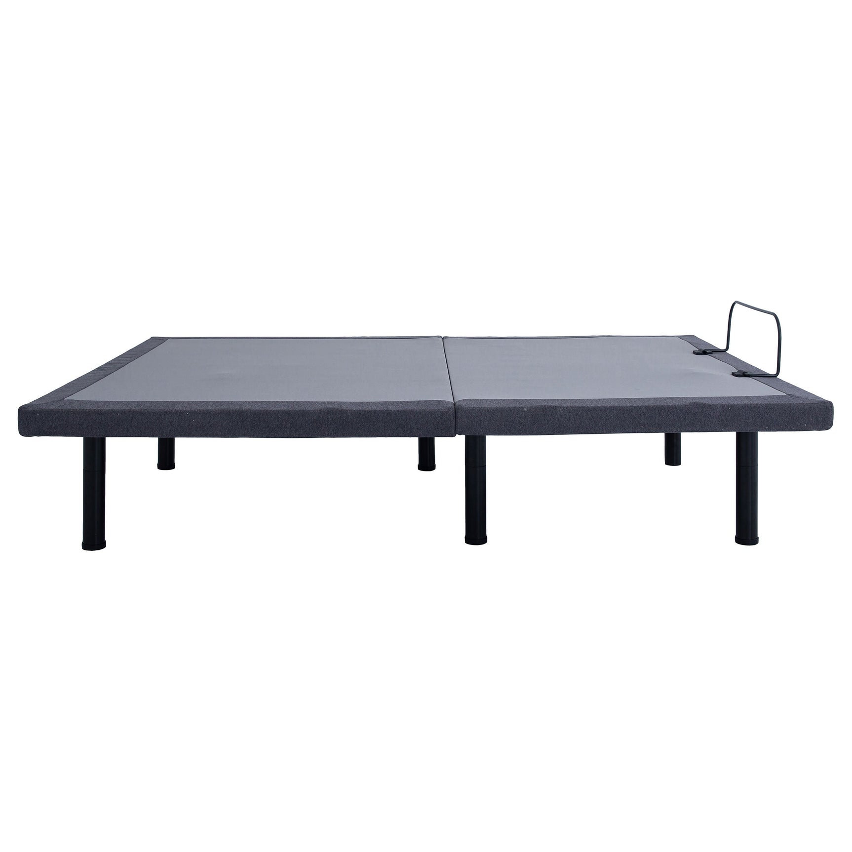 Negan Eastern King Adjustable Bed Base Grey and Black - Tampa Furniture Outlet