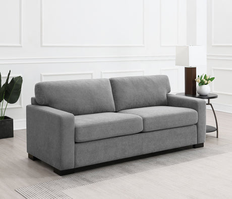 Simpson Upholstered Sofa Sleeper with Queen Mattress Grey - Tampa Furniture Outlet