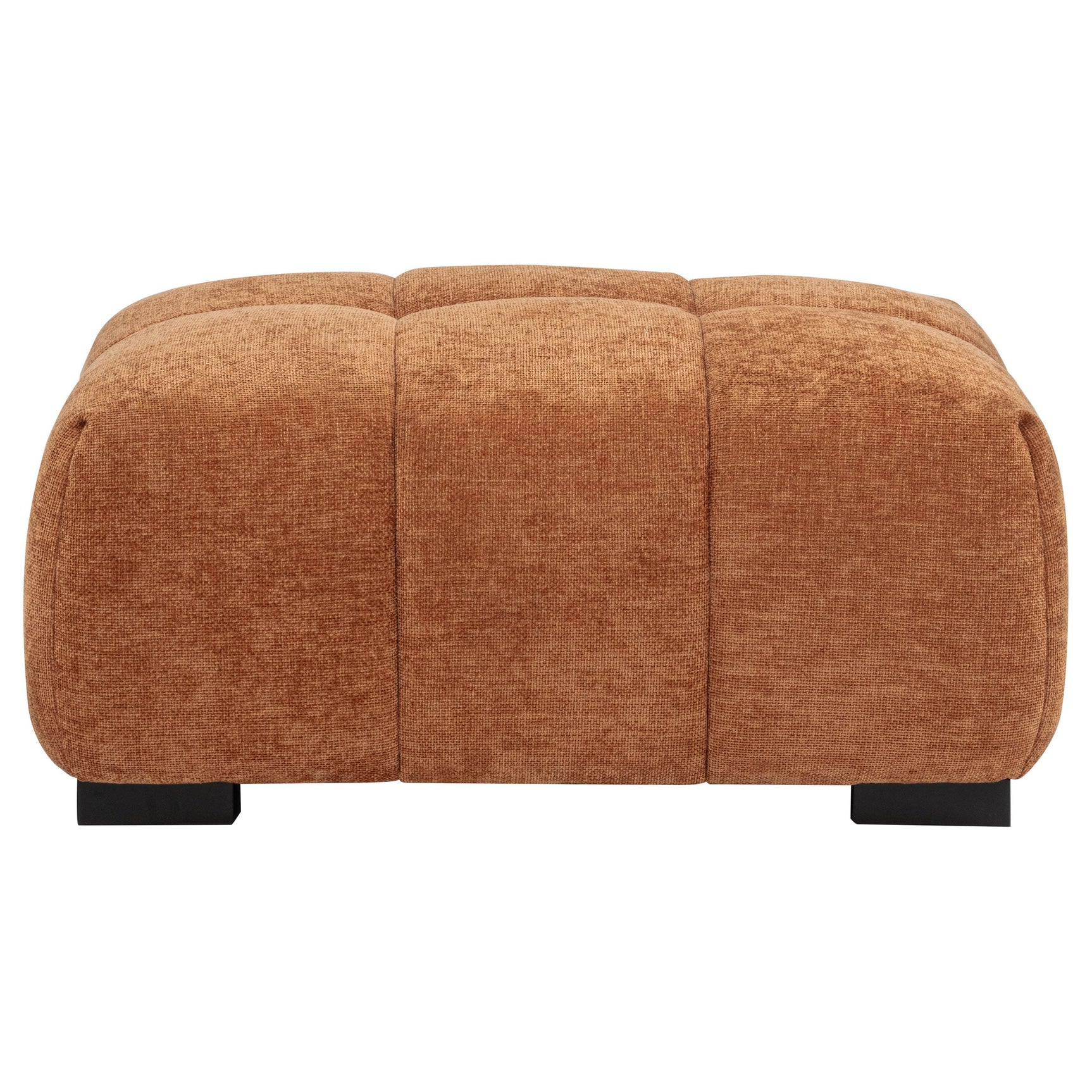 Octavia Upholstered Rectangular Ottoman Orange - Tampa Furniture Outlet