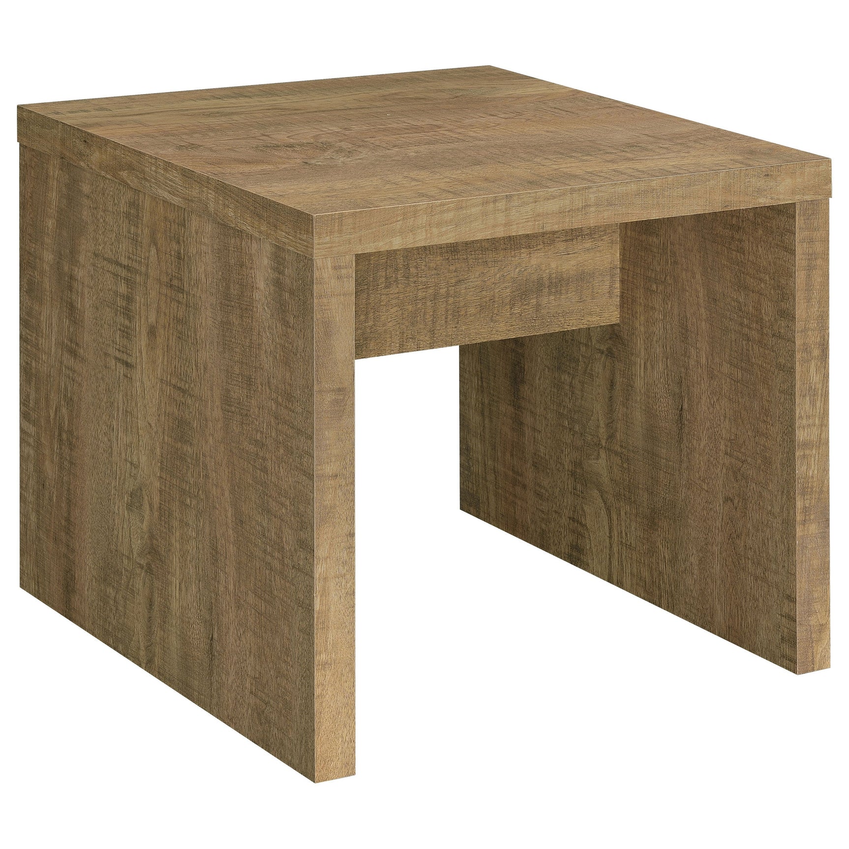 Lynette Square Engineered Wood End Table Mango - Tampa Furniture Outlet