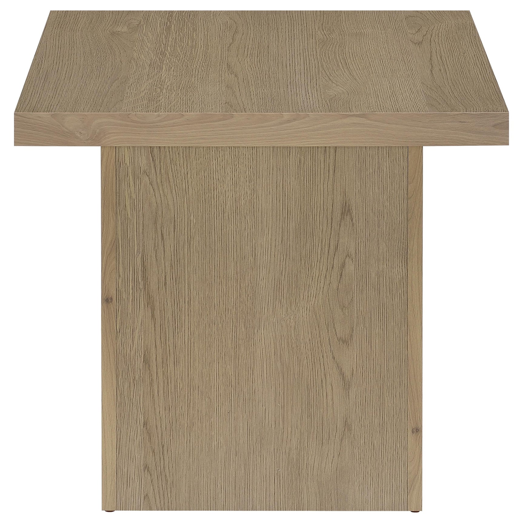 Devar Square Engineered Wood Side End Table Latte - Tampa Furniture Outlet