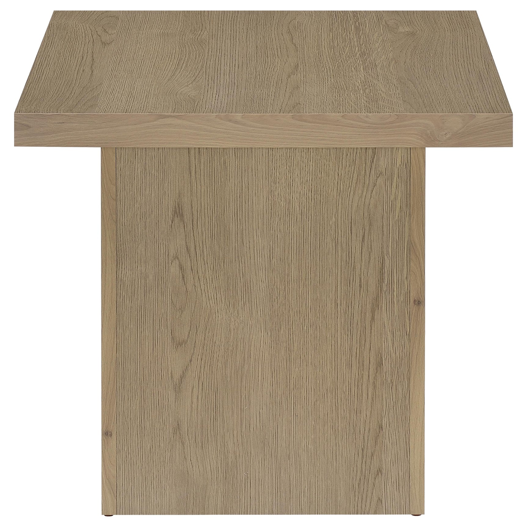 Devar Square Engineered Wood Side End Table Latte - Tampa Furniture Outlet