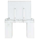 Regina Makeup Vanity Table Set with Lighting White - Tampa Furniture Outlet