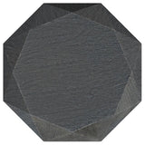 Jacinto Octagonal Solid Mango Wood Side Table Grey - Tampa Furniture Outlet