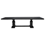 Phelps 7-piece Rectangular Dining Table Set Distressed Noir - Tampa Furniture Outlet
