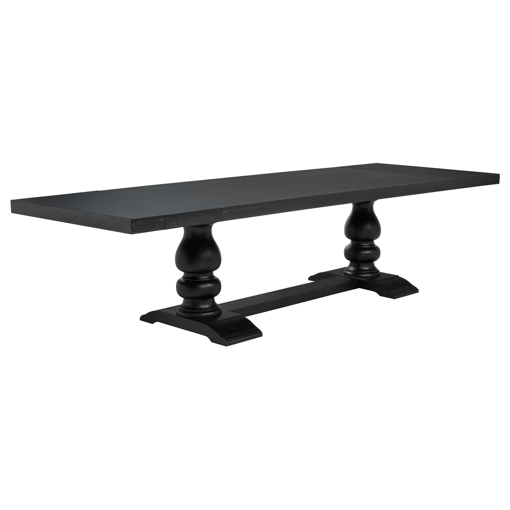 Phelps 7-piece Rectangular Dining Table Set Distressed Noir - Tampa Furniture Outlet