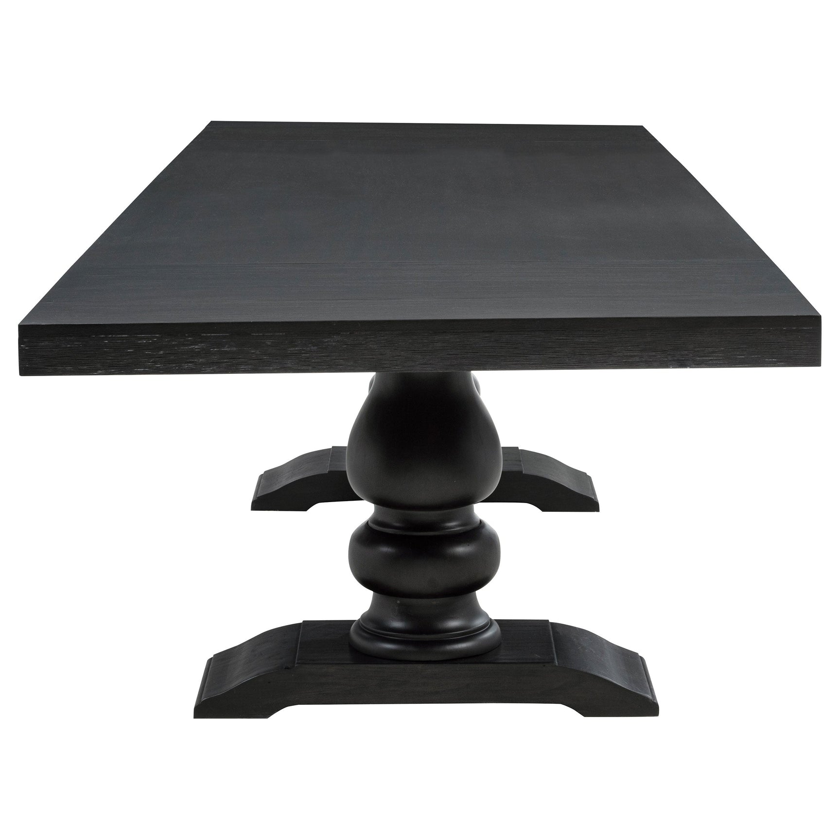 Phelps 7-piece Rectangular Dining Table Set Distressed Noir - Tampa Furniture Outlet