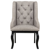 Phelps 7-piece Rectangular Dining Table Set Distressed Noir - Tampa Furniture Outlet