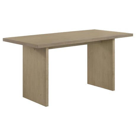 Decker 70-inch Rectangular Wood Counter Height Dining Table Natural Oak - Tampa Furniture Outlet