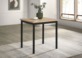 Garza Space Saving Rectangular Dining Table Greige Oak - Tampa Furniture Outlet