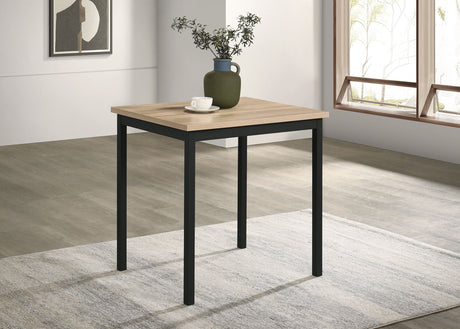 Garza Space Saving Rectangular Dining Table Greige Oak - Tampa Furniture Outlet