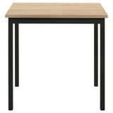 Garza Space Saving Rectangular Dining Table Greige Oak - Tampa Furniture Outlet