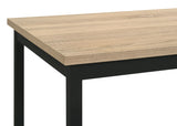 Garza Space Saving Rectangular Dining Table Greige Oak - Tampa Furniture Outlet