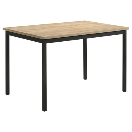 Garza Rectangular 48-inch Dining Table Greige Oak - Tampa Furniture Outlet