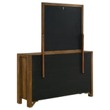 Adderley 8-drawer Bedroom Dresser and Mirror Warm Brown - Tampa Furniture Outlet