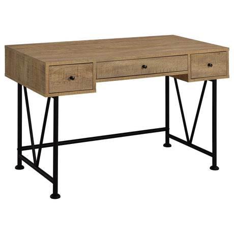 Analiese 47-inch 3-drawer Writing Desk Mango - Tampa Furniture Outlet