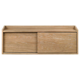 Fabian Bookshelf Bridge with Cubbies Distressed Light Brown - Tampa Furniture Outlet