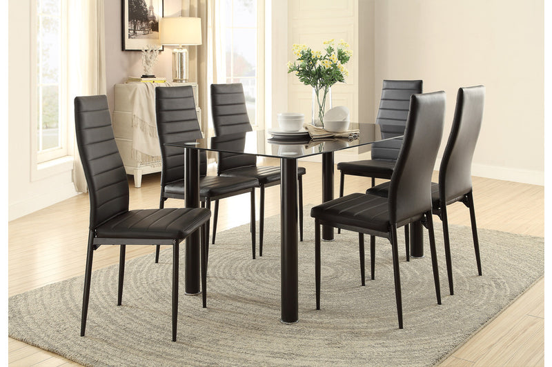 Dining-Florian Collection( Black) - Tampa Furniture Outlet