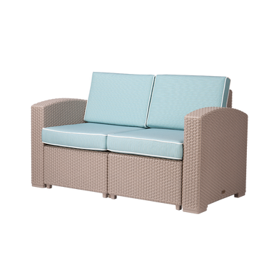 Lagoon MAGNOLIA 5 pcs Patio Furniture Set with Blue Cushions