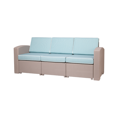 Lagoon MAGNOLIA 5 pcs Patio Furniture Set with Blue Cushions