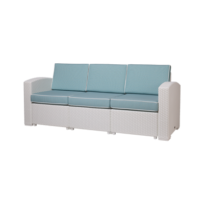 Lagoon MAGNOLIA 4 pcs Patio Furniture Set with Blue Cushions