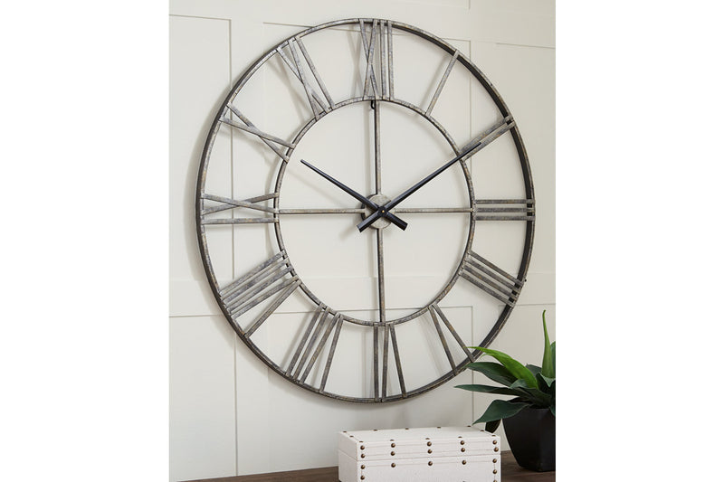 Paquita Wall Clock - Tampa Furniture Outlet