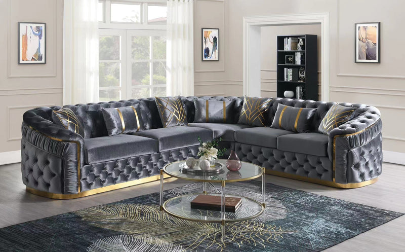 L857 - Queen ( Grey ) - Tampa Furniture Outlet