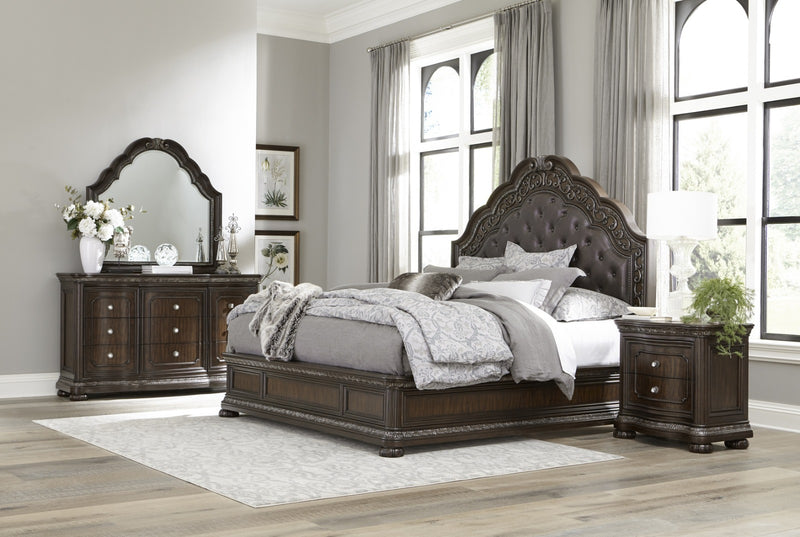 King Bed, Dresser, Mirror, Night Stand - Tampa Furniture Outlet