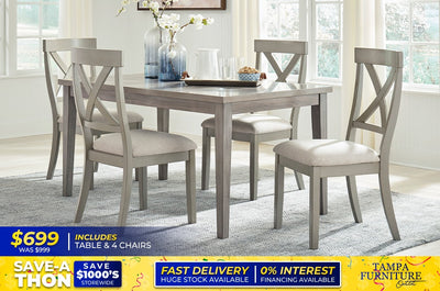 Table with 4 chairs - Tampa Furniture Outlet