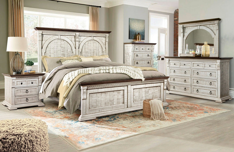 Alamo Old White Bedroom - Tampa Furniture Outlet