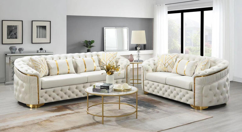 L850 - Queen ( Cream ) - Tampa Furniture Outlet