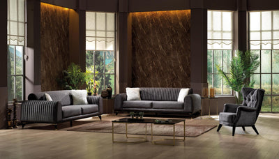 L515 - Mikado Grey Set - Tampa Furniture Outlet