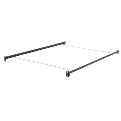 Bolt-on bed rail system with wire support  - Tampa Furniture Outlet