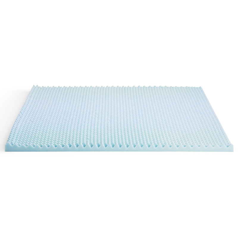 2" Convoluted Gel Memory Foam Topper - Tampa Furniture Outlet